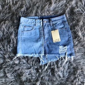Denim skirt